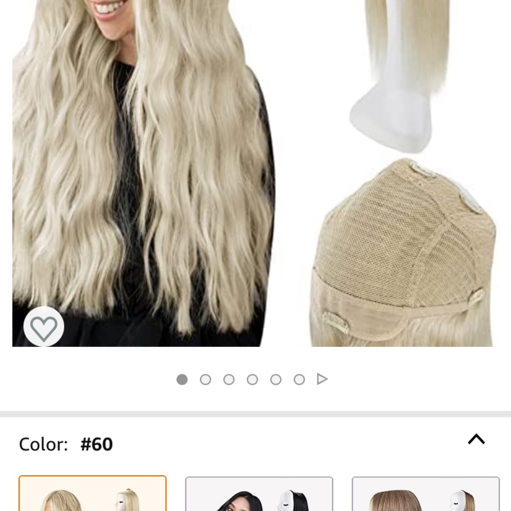 U part human hair wig/clip ins